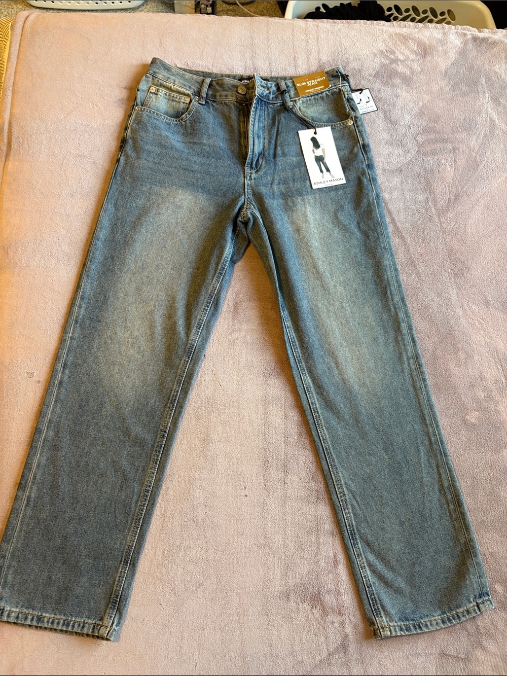 Slim Straight Women’s Jeans - Blue Denim Size 5/27